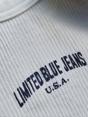 Vintage Limited Blue Jeans U.S.A. Ribbed Tee